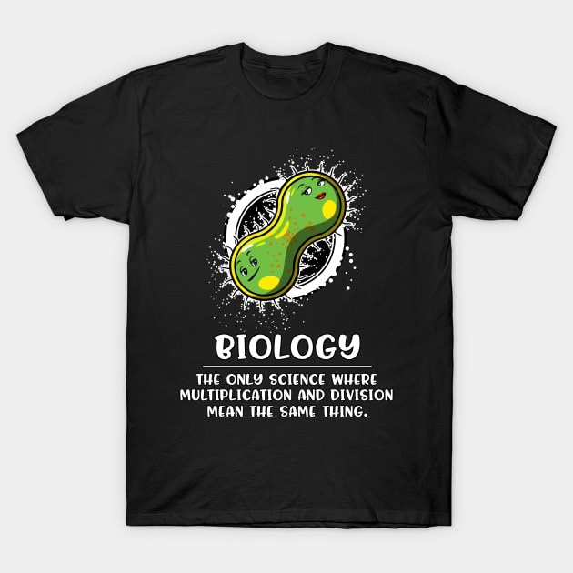 Biology Science Multiplication T-Shirt by underheaven